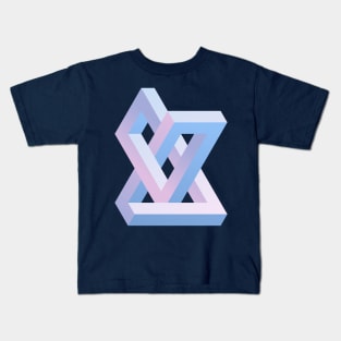 Strange Geometry - Asymmetry Kids T-Shirt